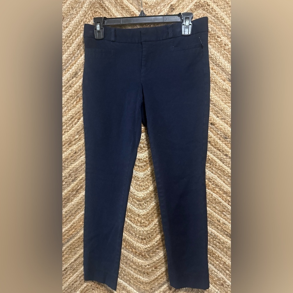 Banana Republic Straight Leg Sloan Dress Pants,Navy Blue,Women's Size 2